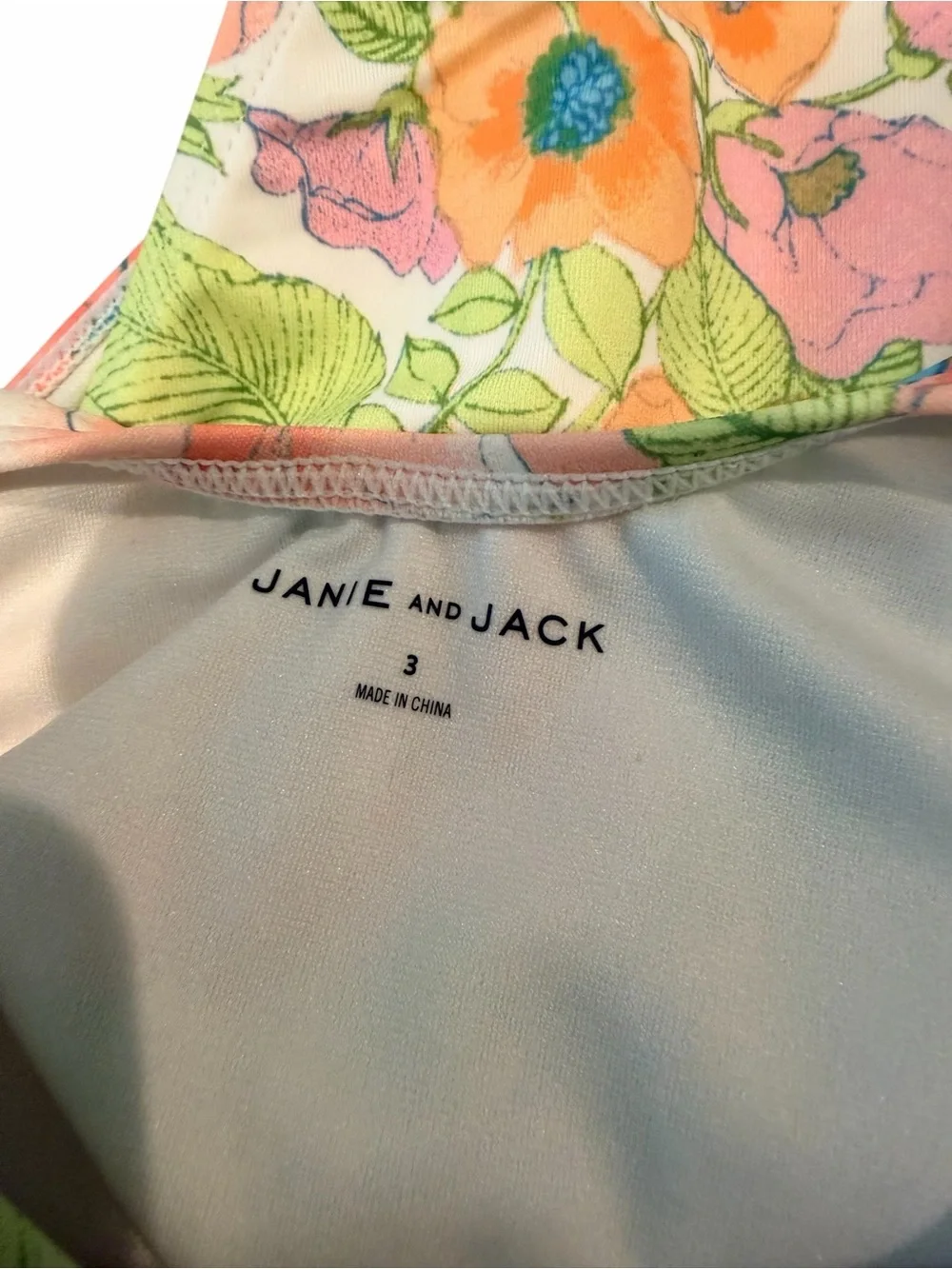 Janie and Jack bright floral